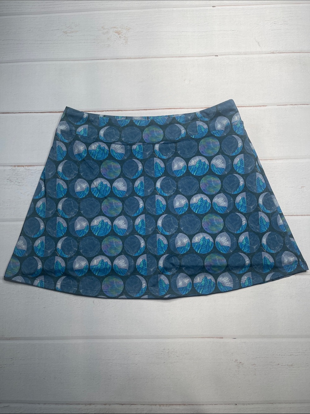 Youer Get After It Skort Medium Outdoor Hiking Skirt Shorts Pockets Celestial M